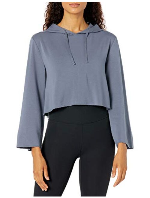 Core 10 Women's Cloud Soft Cropped Bell Sleeve Relaxed Fit Yoga Sweatshirt