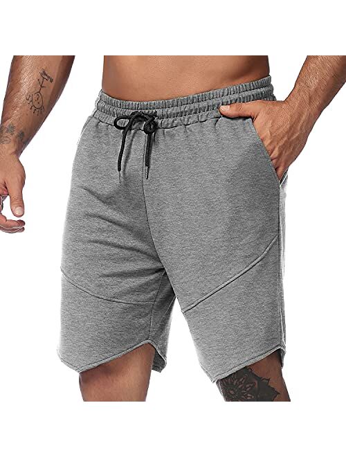 COOFANDY Men's Workout Gym Shorts Weightlifting Bodybuilding Squatting Fitness Jogger with Pockets