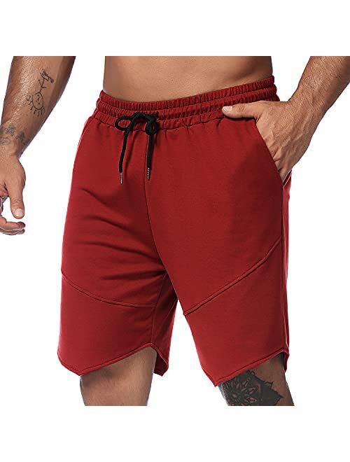 COOFANDY Men's Workout Gym Shorts Weightlifting Bodybuilding Squatting Fitness Jogger with Pockets