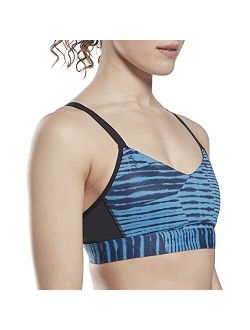 by Reebok Women's Lux Strappy Medium Support Sports Bra