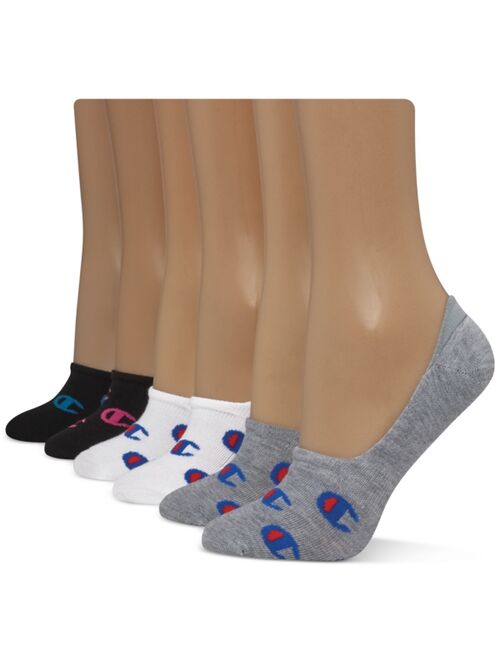 Champion 6-Pk. Super No-Show Multi-Logo	Socks