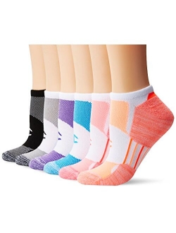 Women's Double Dry 6-Pair Pack Performance No Show Socks