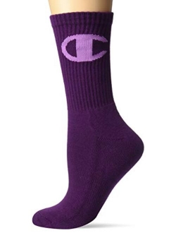 womens Crew Sock Big C-single Pair