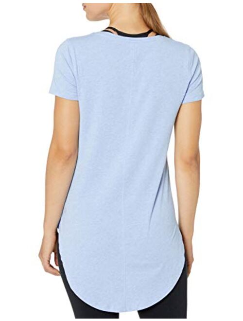 Core 10 Women's Pima Cotton-Blend Short Sleeve Yoga Tunic