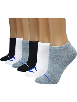 6-pack Super No Show Multi Logo Socks