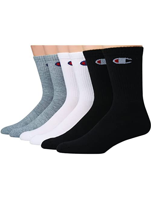 Champion 6-pack Logo Crew Socks