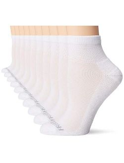 womens Everyday Soft Cushioned Ankle Socks 10 Pair