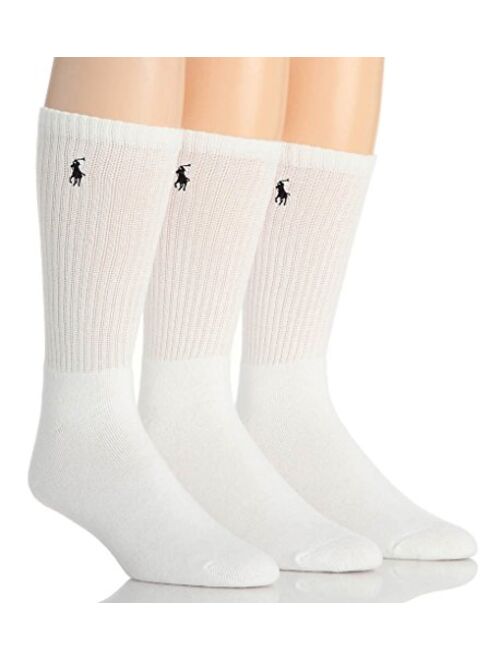 Polo Ralph Lauren 3-Pack Double Bar Stripe Crew Socks