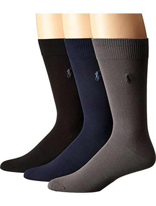 Polo Ralph Lauren Super Soft Crew Dress Socks 3-Pack