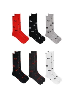 Men's 6-Pack Athletic Crew Sock