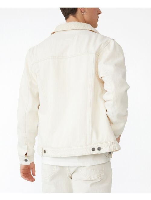 Buy COTTON ON Men's Borg Long Sleeve Denim Jacket online | Topofstyle