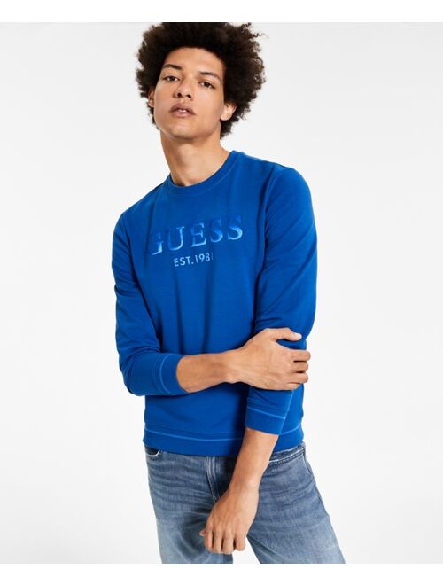 Guess Men's Beau Fleece Crewneck Sweatshirt