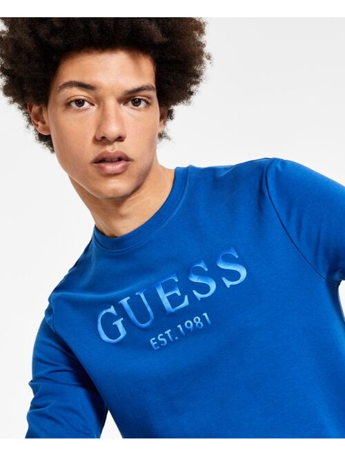 Guess Men's Beau Fleece Crewneck Sweatshirt