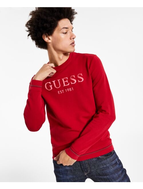 Guess Men's Beau Fleece Crewneck Sweatshirt