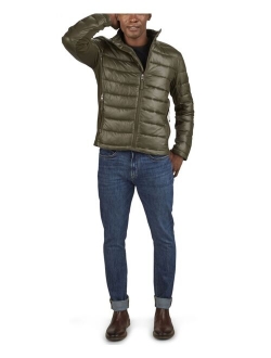 Men's Channel Quilt Hooded Puffer Jacket