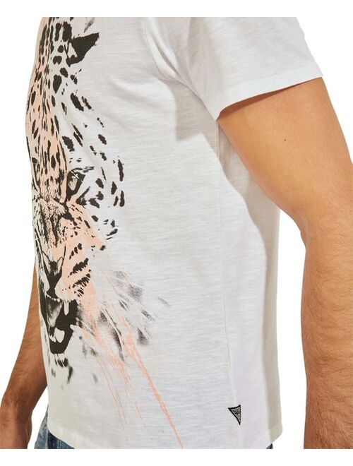 Guess Men's Leopard Graphic T-Shirt