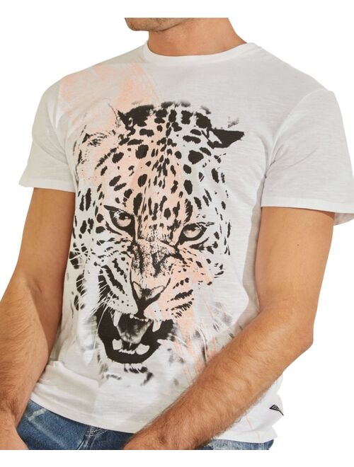 Guess Men's Leopard Graphic T-Shirt