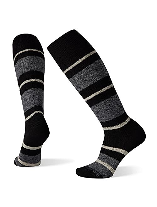 Smartwool Women's Everyday Striped Cable Merino Wool Knee High Socks