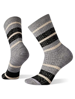 Everyday Striped Cable Crew Sock - Women's