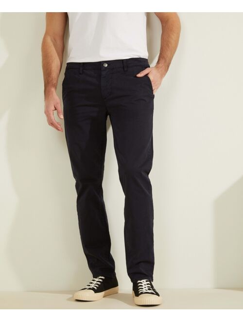 Guess Men's Slim-Leg Lonta Twill Pants