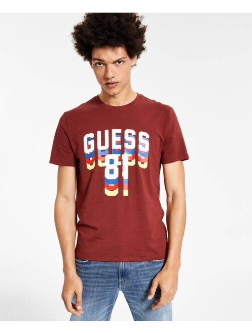 Guess Men's Dripping Logo T-Shirt