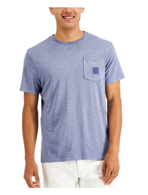 Guess Men's G Stamp Logo Pocket T-Shirt