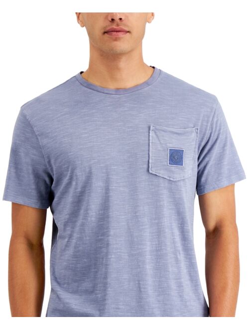 Guess Men's G Stamp Logo Pocket T-Shirt