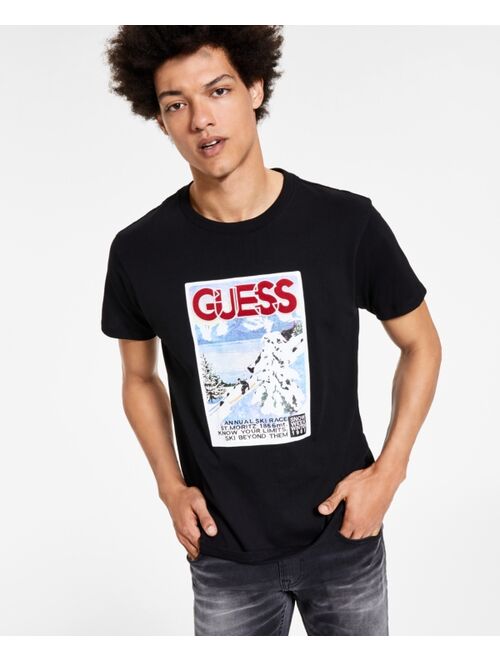 Guess Men's Snow Week Graphic T-Shirt