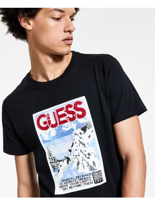 Guess Men's Snow Week Graphic T-Shirt