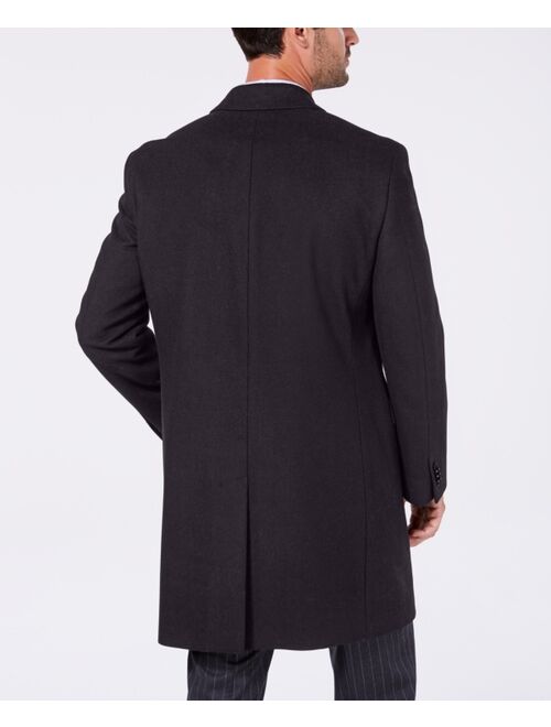 Nautica Men's Melton Classic/Regular Fit Batten Overcoat