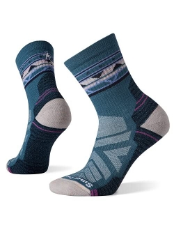 Performance Hike Light Cushion Ethno Graphic Mid Crew Sock - Women's