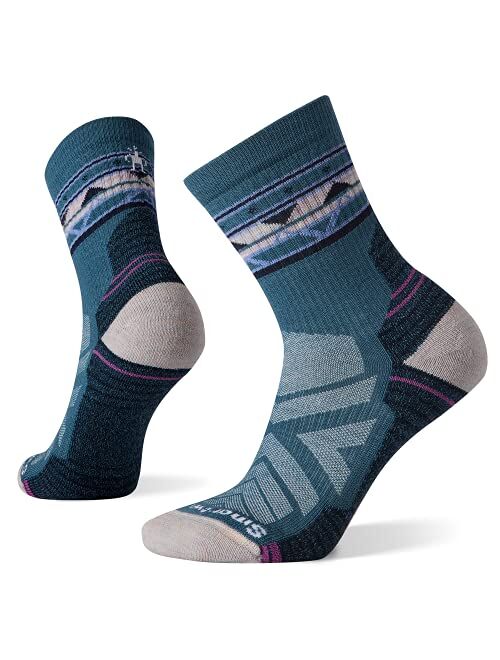 Smartwool Performance Hike Light Cushion Ethno Graphic Mid Crew Sock - Women's