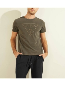 Embroidered Logo Crew Neck Short Sleeve Regular Fit Tee