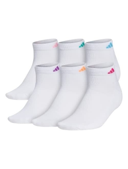 Women's Athletic Cushioned Low Cut Socks With Arch Compression (6-pair)