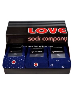 Men's Luxury Dress Socks in Gift Box, Pack of 3