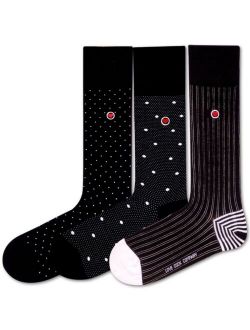 Men's Luxury Dress Socks Bundle, Pack of 3