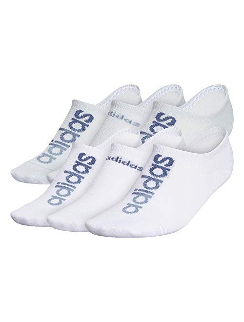 adidas Women's Superlite Linear Super No Show Socks (6-Pair)