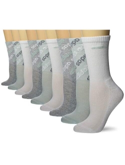 womens Linear Repeat Logo Crew Socks (3-pair)