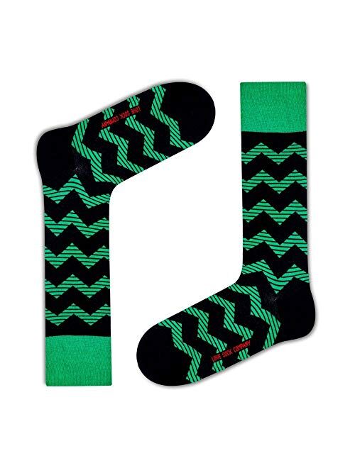 Love Sock Company Men's Dress Socks - Zig Zag