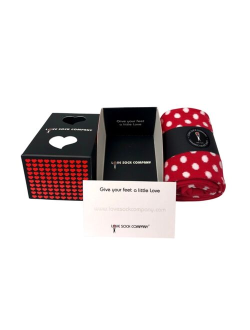 Love Sock Company Men's Socks Gift Box - Red Line