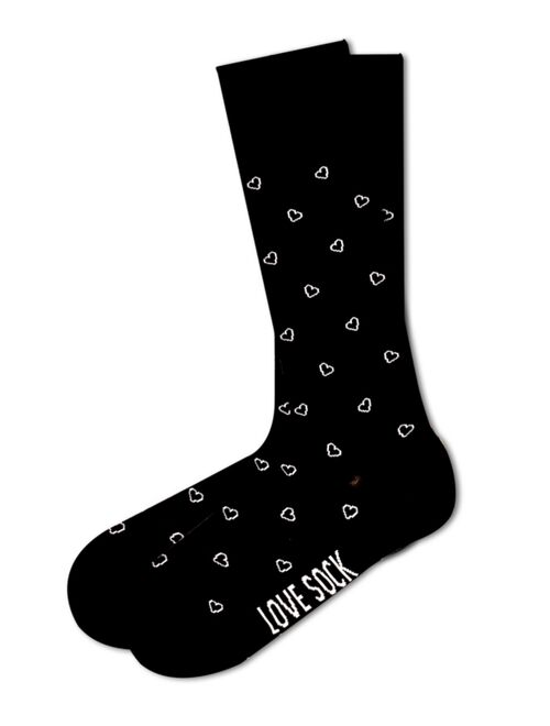 Love Sock Company Men's Mini Hearts Dress Socks