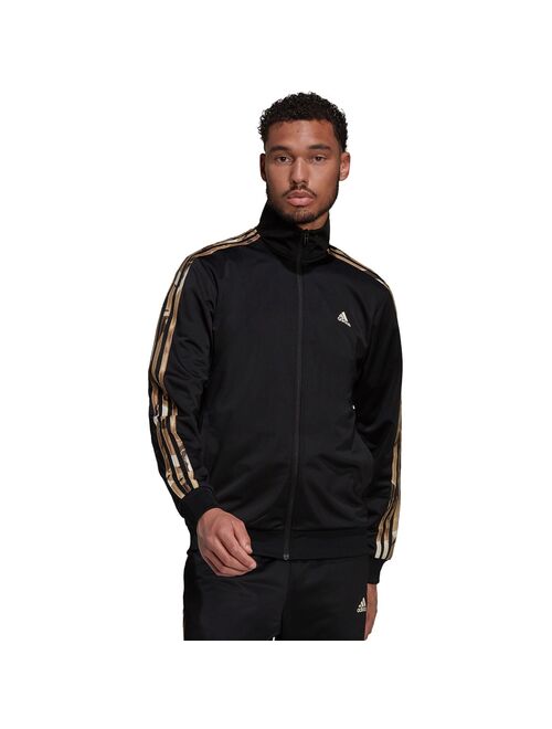 Men's adidas Camo Stripe Tricot Track Jacket