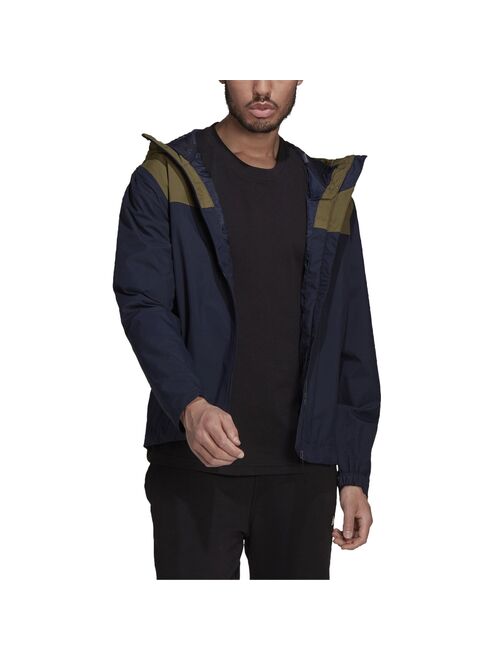 Men's adidas Basic 3-Stripe Rain Ready Jacket