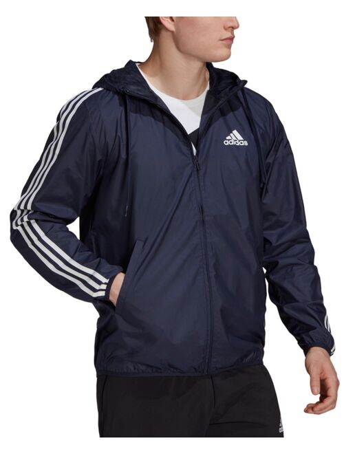 Adidas Men's AEROREADY Essentials 3-Stripes Windbreaker