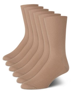 Men's 6 Pack Mixed Pattern Dress Socks