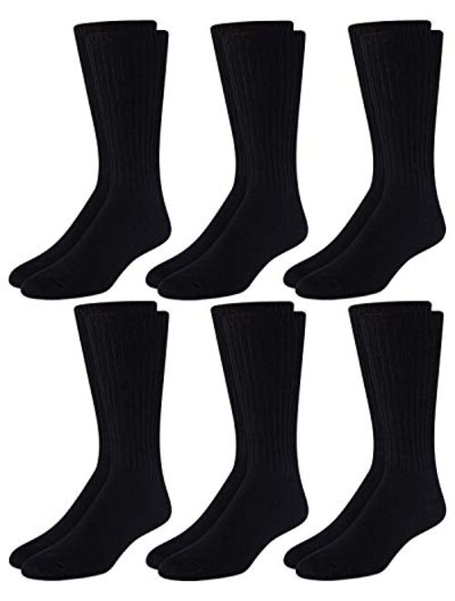 Calvin Klein Men's Ribbed Tube Crew Socks (6 Pack)