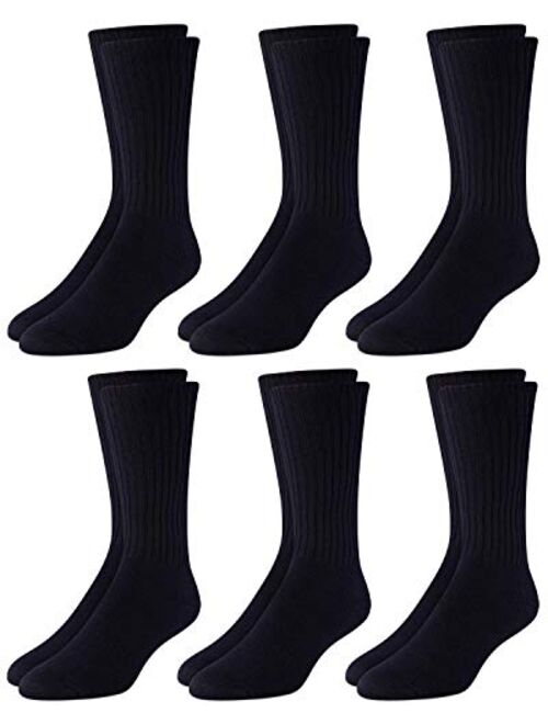 Calvin Klein Men's Ribbed Tube Crew Socks (6 Pack)