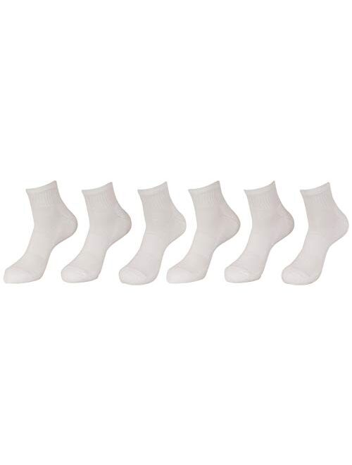 Calvin Klein Men's Socks - Cushioned Above Ankle Athletic Mesh Mini-Crew Socks (6 Pack)