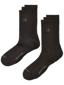 Men's Athletic Performance Crew Socks 6-Pack