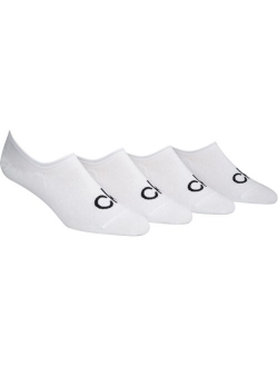 Men's 4-Pk. Logo Solid Liner Socks